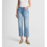 7 For All Mankindvoor vrouwen. JSSLC100OD Jeans recht hoog model blauw (24), Casual