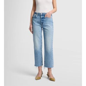7 For All Mankindvoor vrouwen. JSSLC100OD Jeans recht hoog model blauw (24), Casual
