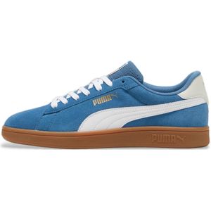 Pumavoor mannen. 39748402 Leren sportschoenen Smash 3.0 blauw (38), Plat, Veters, Casual