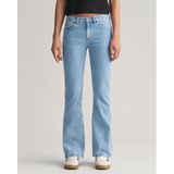 Gantvoor meisjes. 610032 Bootcut jeans Teen blauw (9años= 134cm), Casual, Katoen, Denim, kinderkleding