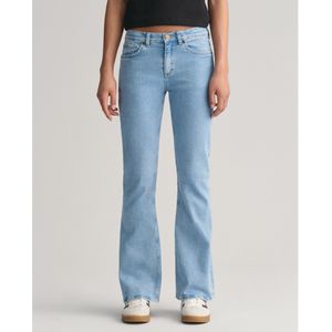Gantvoor meisjes. 610032 Bootcut jeans Teen blauw (9años= 134cm), Casual, Katoen, Denim, kinderkleding