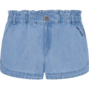 Pepe Jeansvoor meisjes. PG800856 Kort Radha blauw (6años= 104cm), Casual, Katoen, Denim, kinderkleding