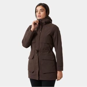 Helly Hansenvoor vrouwen. 53836 Geïsoleerde parka Boyne 2.0 bruin (M), Casual, Polyester