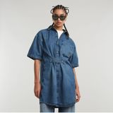 G-Star - D25349-D301-G357 Blousejurk - Blauw - Denim - Biologisch Katoen