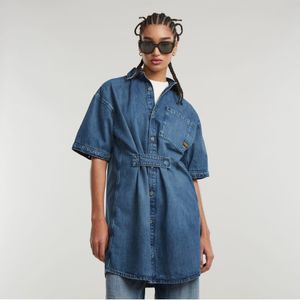 G-Star - D25349-D301-G357 Blousejurk - Blauw - Denim - Biologisch Katoen