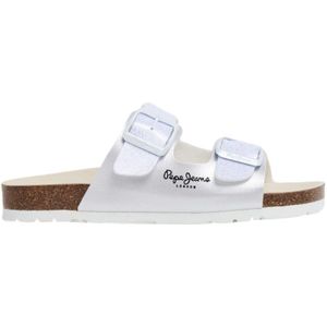 Pepe Jeansvoor vrouwen/meisjes. PGS80004 Oban Bay Sandalen wit (39), Plat, Geen, Casual, kinderkleding