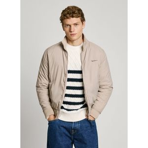 Pepe Jeans - PM403108 - Gewatteerd Bomberjack - Beige - Casual - Polyester