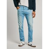 Pepe Jeans - PM207390NC6 - Jeans - Blauw - Taps Toelopende Pasvorm - Casual - Duurzaam