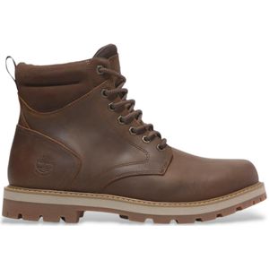 Timberlandvoor mannen. TB0A69UHEM61 Britton Road bruine waterdichte veterschoenen voor de middenkuit (43), Leer, Plat, Casual, Duurzaam