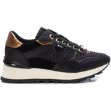 Xtivoor vrouwen. 14001601-NEGRO Sportschoenen 140016 zwart (37), Stof, 3 tot 5 cm, Veters, Casual