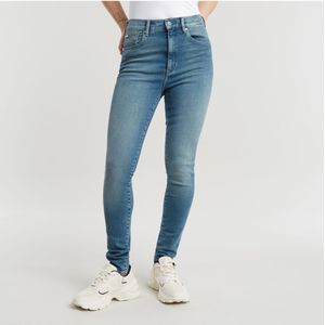 G-Starvoor vrouwen. D15578-D763-G733 Jeans Kafey Ultra High Skinny blauw (26/32), Casual, Katoen, Denim