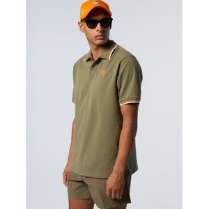 North Sails Polo overhemd Met gestreepte boorden