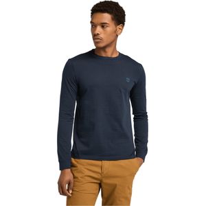 Timberlandvoor mannen. TB0A2BQ3Z021 Dunstan River marine t-shirt met lange mouwen (L), Casual, Katoen, Marineblauw