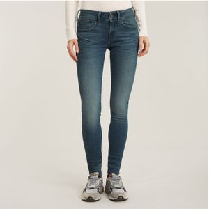 G-Starvoor vrouwen. 60885-6550-071 Jeans Lynn Skinny blauw (34/32), Casual, Katoen, Denim