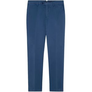 Hackett Londonvoor mannen. HM212487 Grijze Kensington broek (33/32), Casual, Grijs, Katoen