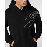 Plein Sport - Hooded Sweatshirt Scratch - Grijs - Hoodie