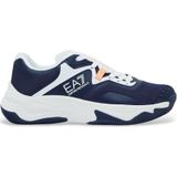 EA7unisex. X8X248_XK445 Technische schoenen marine (44), Plat, Veters, Casual, Sportief, Meerdere sporten, Marineblauw