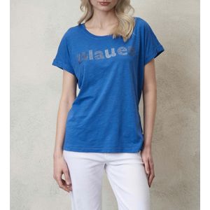 Blauer Blauw glitter T-shirt