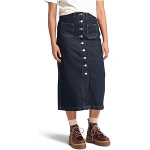 Timberlandvoor vrouwen. TB0A6XXAB711 Lange denim rok met REFIBRA technologie blauw (23), Casual, Katoen