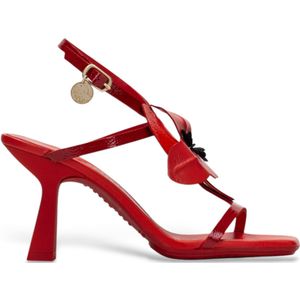Hispanitas - Goya - Sandalen - Rood - Geometrische Hak 8 cm