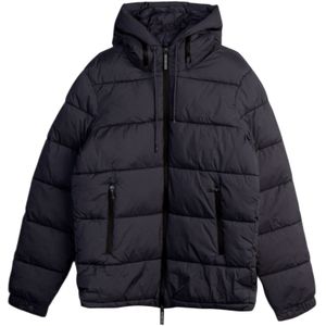 Bikkembergsvoor mannen. PBMG0445 Groene gewatteerde nylon jas (48), Casual