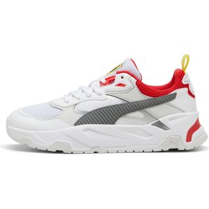 Pumavoor mannen. 30857702 Ferrari Trinity schoenen wit (42), Plat, Veters, Casual