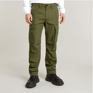 G-Starvoor mannen. D24309-D517-G677 Core Normale Cargo Broek Grijs (40/34), Casual, Gerecycled polyester