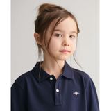 Gant - 802550 Shield - Piqué Polo - Wit - Lange Mouwen - Unisex - Katoen