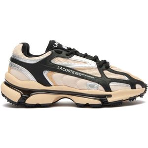 Lacostevoor vrouwen. 47SFA0012_3E8 Sportschoenen L003 2K24 beige (36), Plat, Veters, Casual, Sportief