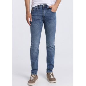 Lois Jeansvoor mannen. 101903237 Jeans Regular Fit blauw (46), Casual, Katoen, Denim, Klassiek