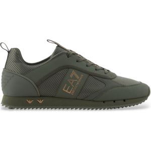 EA7unisex. X8X185_XR175 Lifestyle beige sportschoenen (43 1/3), Plat, Veters, Casual