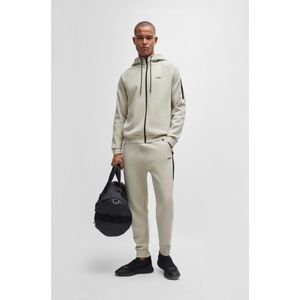 BOSSvoor mannen. 50519395 Trainingspak Iconic beige (XXL), Casual, Sportief, Katoen, Meerdere sporten, Lange mouwen