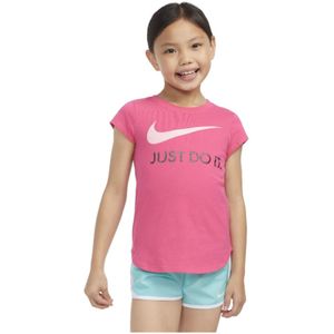 Nike - Swoosh JDI T-shirt - Roze - Katoen - Korte Mouwen