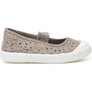 Victoriavoor mannen/jongens. 6624 Slippers Lollipop steen (19), Beige, Stof, Plat, Geen, Casual, kinderkleding