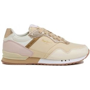 Pepe Jeansvoor vrouwen. PLS31463 Hardloopschoenen Londen Albal beige (41), Plat, Veters, Casual