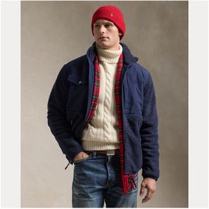 Polo Ralph Laurenvoor mannen. 710850412018 Borreguito jas marine (L), Casual, Polyester, Lange mouwen