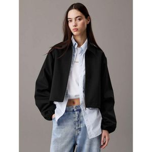 Calvin Klein - TECH ZIP THROUGH SHORT JACKET - Jack - Zwart