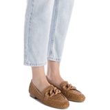 Carmela - 162316C - Instappers - Beige - Leer