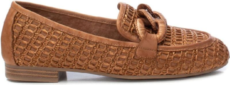 Carmela - 162316C - Instappers - Beige - Leer