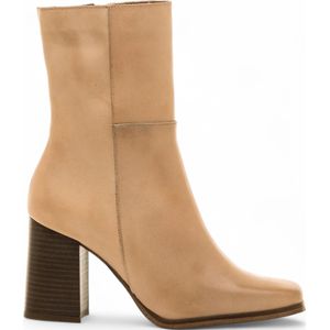 MTNG - 59663 - Fashion Boot - Zwart - Leer - Blokhak