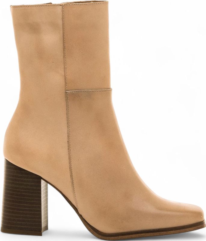 MTNG - 59663 - Fashion Boot - Zwart - Leer - Blokhak