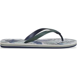 Hackett Londonvoor mannen. HMS21478 Teenslippers Capri Jungle groen (40), Plat, Geen, Strandkleding