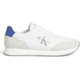 Calvin Klein Jeansvoor mannen. YM0YM01032 Retro Runner beige sportschoenen (46), Plat, Veters, Casual