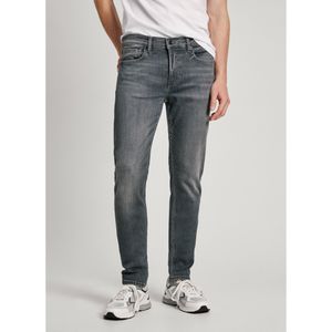 Pepe Jeansvoor mannen. PM207388UH9 Grijze Slim Jeans (29/32), Casual, Grijs, Katoen, Denim, Duurzaam