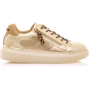 Mariamarevoor vrouwen. 68412 Trainers 68412 goud (35), Goudkleurig, 3 tot 5 cm, Veters, Casual