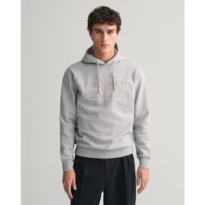 Gantvoor mannen. 2037020 Tonale Archive Shield hoodie grijs (L), Casual, Katoen