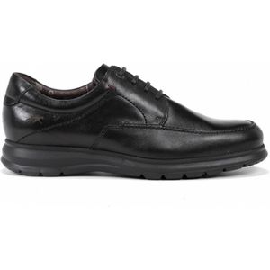 Fluchosvoor mannen. F0602_SOFT_NEGF F0602_soft_brnu soft bristol schoenen zwart (39), Leer, Veters, Casual