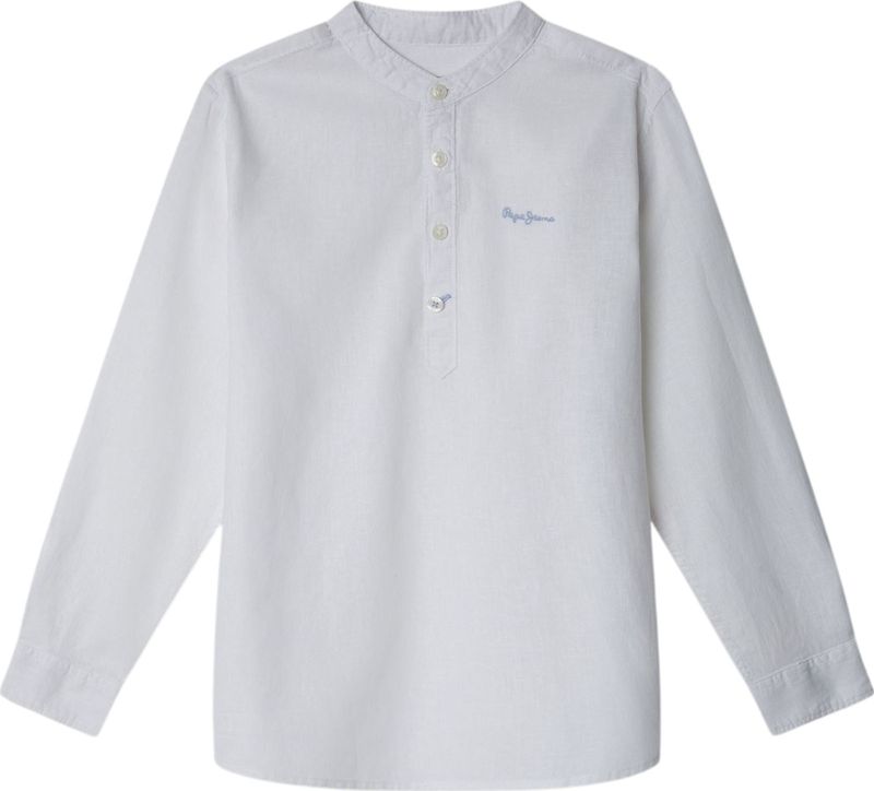 Pepe Jeansvoor jongens. PB302703 Shirt Kamer geel (10años= 140cm), Casual, Vlas, Lange mouwen, kinderkleding
