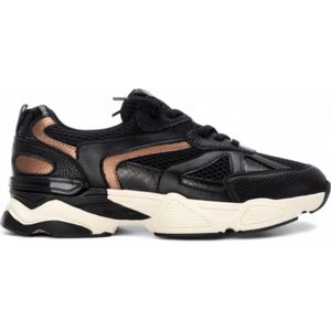 Xtivoor vrouwen. 14465301-NEGRO Trainers 144653 zwart (37), Plat, Veters, Casual