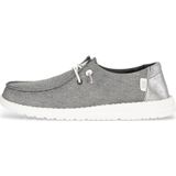 HEYDUDE - Wendy Metallic Sparkle Instappers Charcoal - Textiel - Glitter